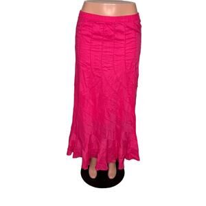 Grace Elements NWT Maxi Skirt Size S 100% Cotton Full Lining